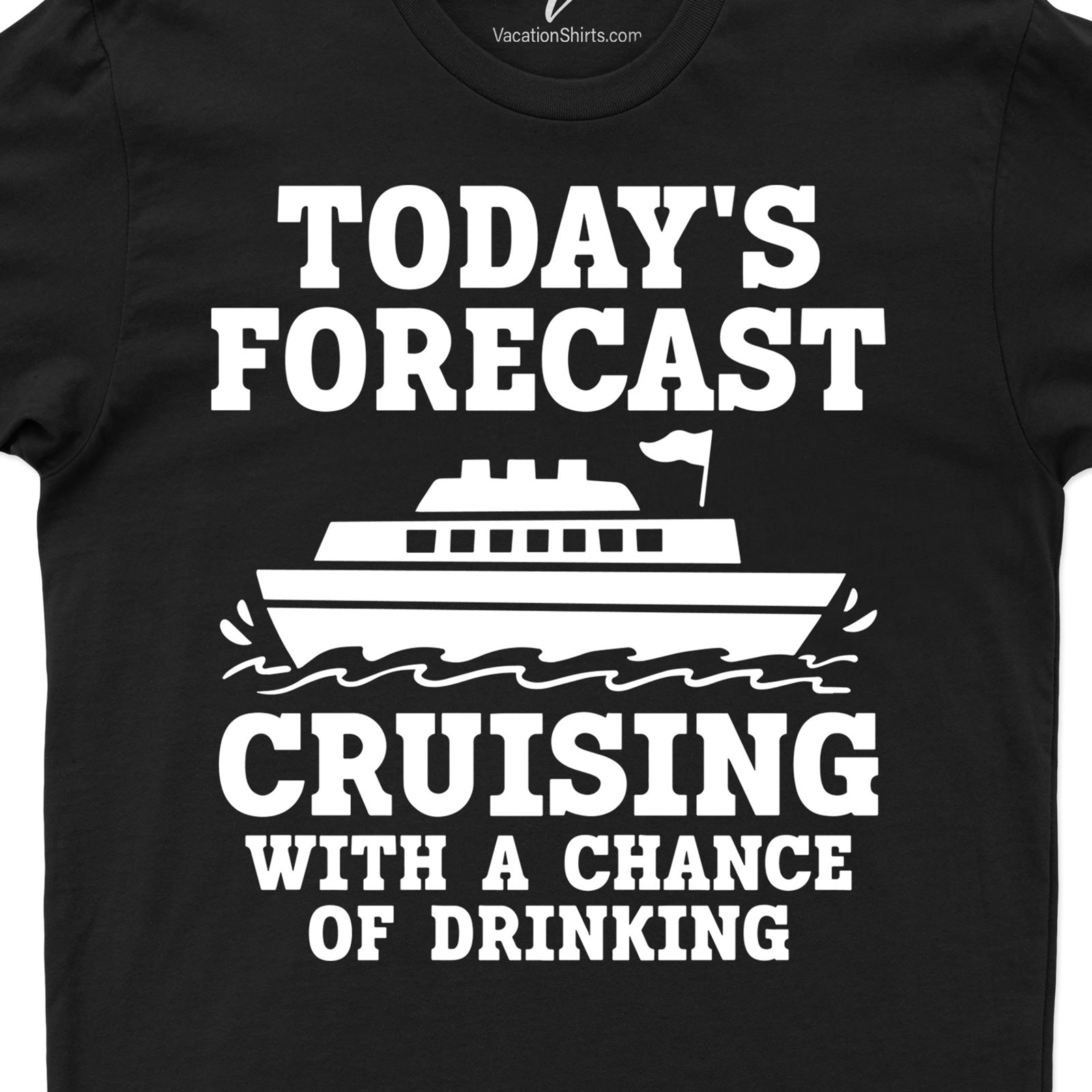 Entelinam Forecast Cruising & Drinking Vacation Tee
