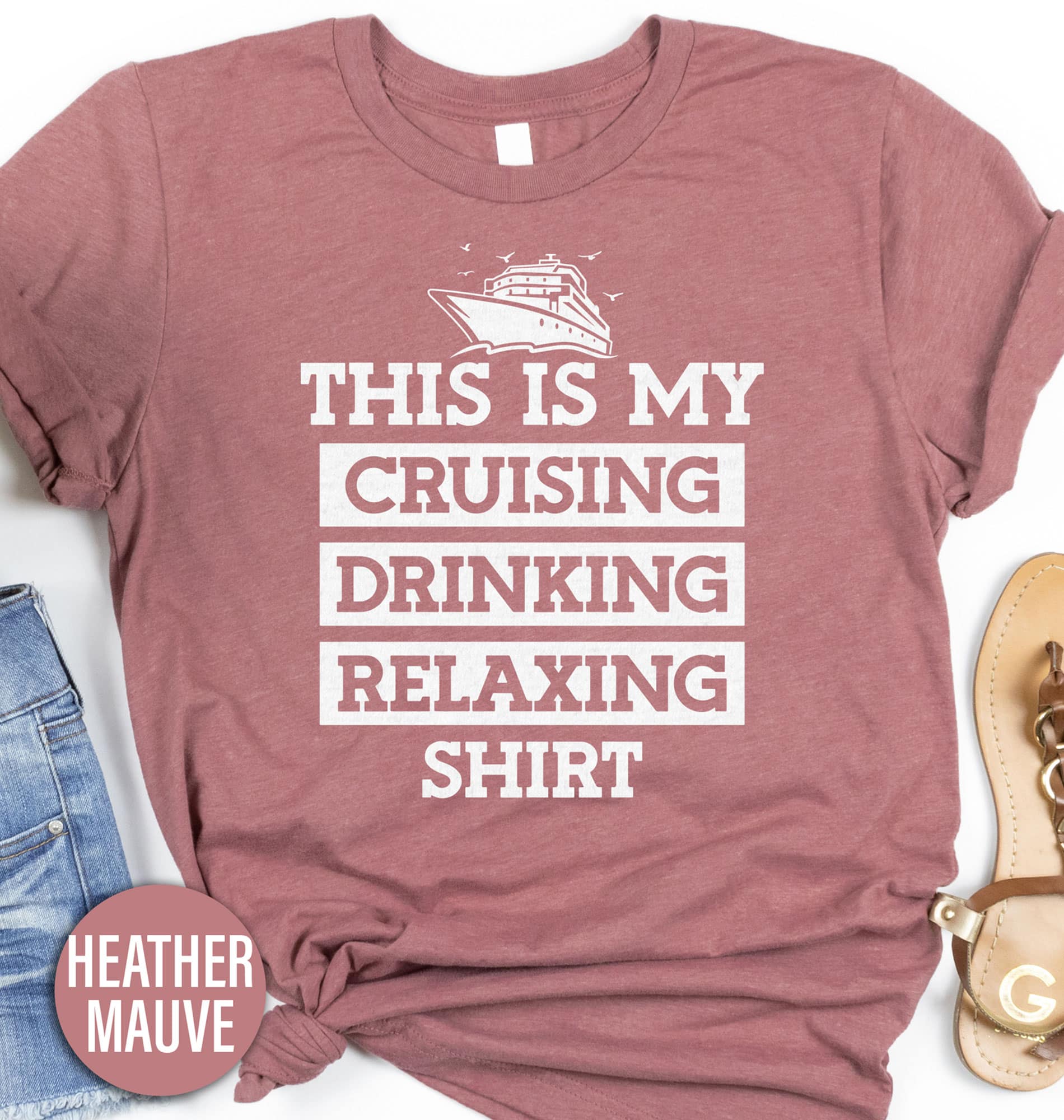 Entelinam Chill Cruise & Sip Tee – Your Perfect Vacation Shirt