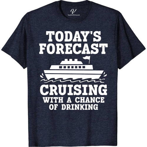 Entelinam Forecast Cruising & Drinking Vacation Tee